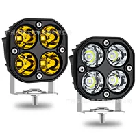 Водонепроницаемый автомобильный светодиодный фонарь дальнего света 3inch Clover 40W, небольшой квадратный светильник для бездорожья, супер яркий прожектор для переднего бампера внедорожника