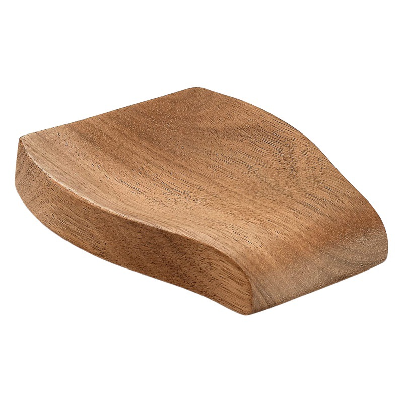 Soporte de cuchara de madera transfronterizo Venta caliente cuchara de madera almohadilla de aislamiento de aceite bandeja de cuchara comercial para el hogar almohadilla de cuchara Logotipo de letras