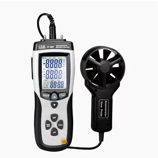 多功能差压风速仪华盛昌CEM品牌DT-8897数字差压风速仪 现货促销
