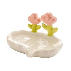 【包郵便】花の軽い豪華なネットの赤い石鹸の箱のプラスチックは水を切ることができます。