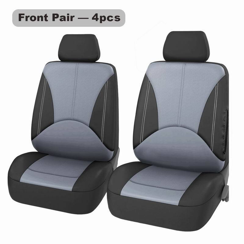 Cross-Border Popular European Best-Selling Leather Perforated Leather 4-Piece Car Seat Cover 9-Piece Seat Cover Breathable and Dustproof