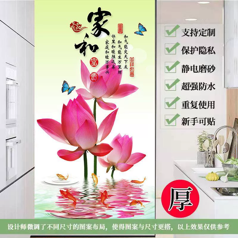 Glass window stickers, electric matte sticker, transparent protective underware