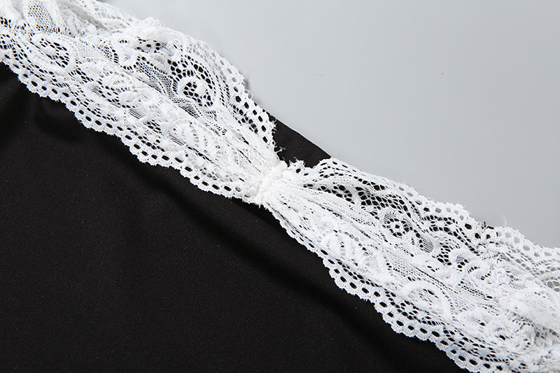 Women's Lace Patchwork Strapless Tank Top Slimming Vest Summer_voghion.com
