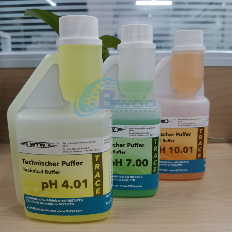 德国WTW原装PH缓冲液4.01PH校准液7.00 酸度校正液10.01 250ml