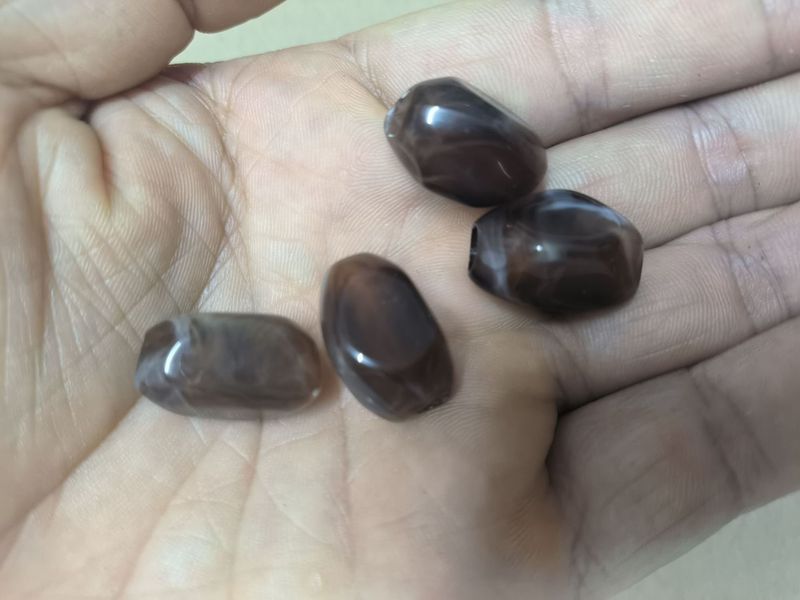 亚克力异形双色大孔珠DIY饰品配件手工串珠服饰配件材料批发|undefined