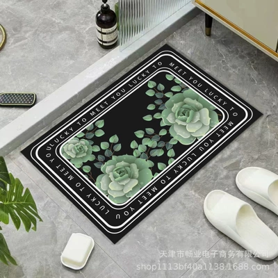 Avtomobil döşəmə paspasları — Mud Absorbent Mat Bathroom - gz-10-4060cm