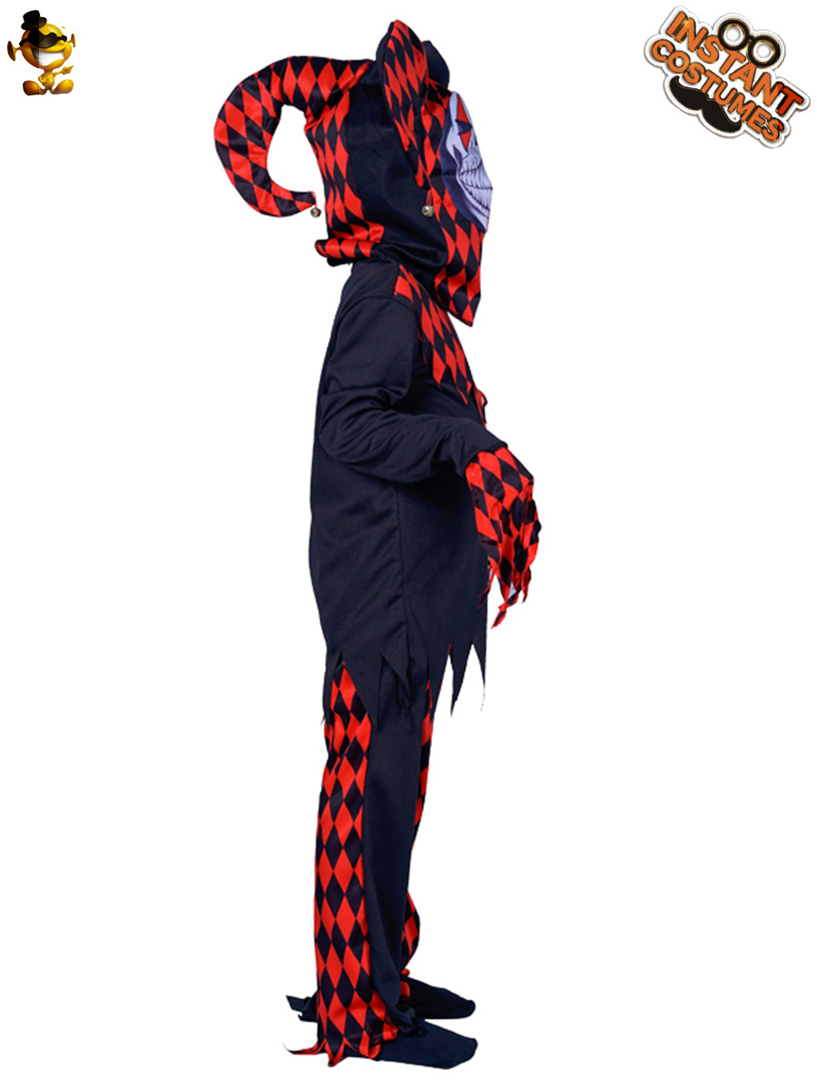 Halloween niños Cosplay traje horror realista mal payaso traje etapa Cosplay traje