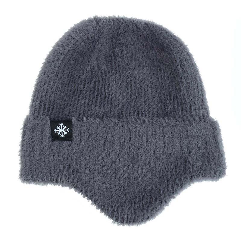 Autumn and winter knitted hats for men and women of the same style, ear protectors, thermal headgear, earmuffs, hats, cold-proof cycling pullovers._voghion.com