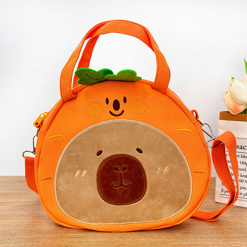 Ciudad de videojuegos, máquina de agarre de ocho pulgadas, bolsa de felpa, niña, corazón, dibujos animados, mochila linda, bolso de color dopamina al por mayor