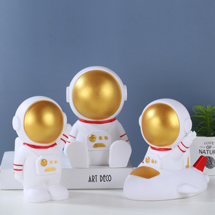 Creative Astronaut Astronaut Piggy Bank Piggy Bank for Children Boys and Girls Birthday Gifts Home Decoration Gifts