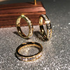 Ring for beloved suitable for men and women, starry sky, fashionable accessory, simple and elegant design, does not fade, on index finger