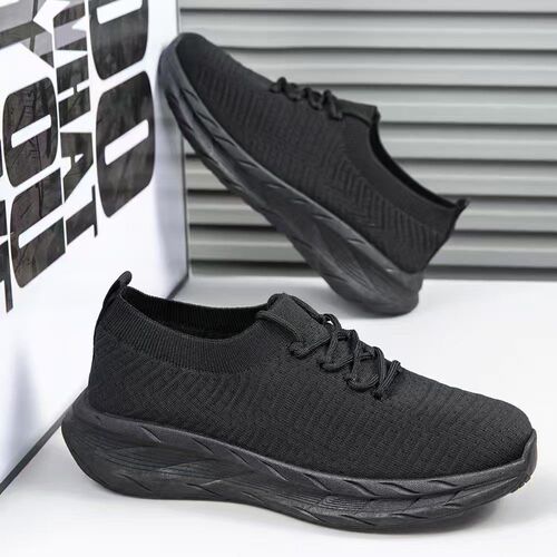 New autumn men's shoes, breathable mesh sports and casual shoes, all-matching platform, height-increasing running trend shoes, students 'shoes