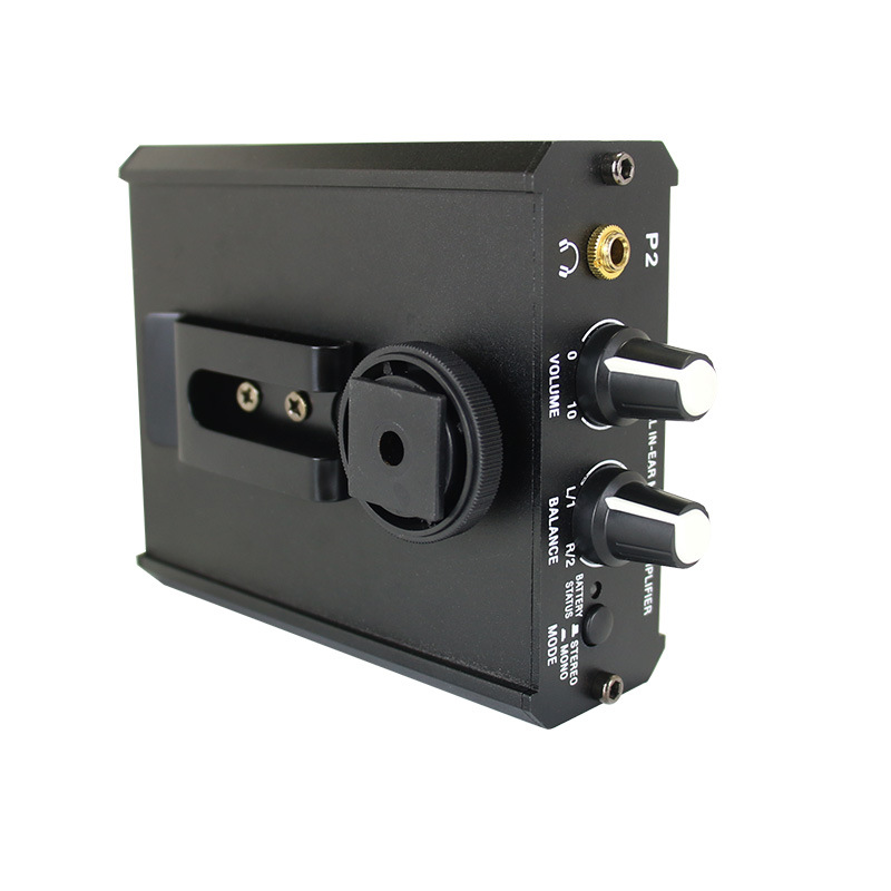 2-Way amplificador de auriculares baterista instrumento musical especial oído retorno XLR carnong equilibrio de entrada al aire libre distribuidor de rendimiento