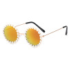 Children's fashionable sunglasses from pearl, glasses, wholesale