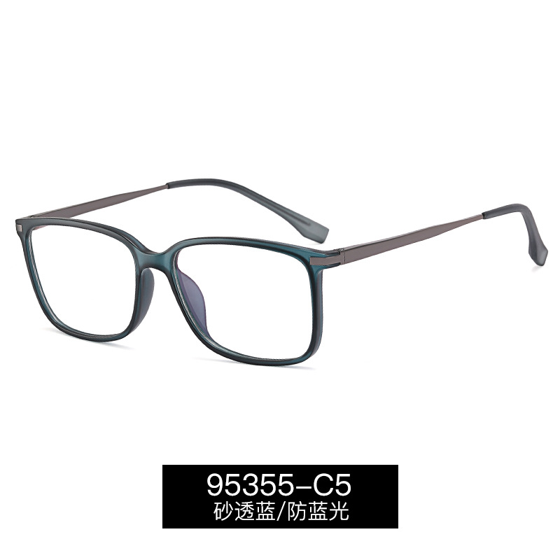 95355 europeo y americano nuevo marco negro gafas hombres moda miopía marco puede ser equipado con grados gafas marco gafas