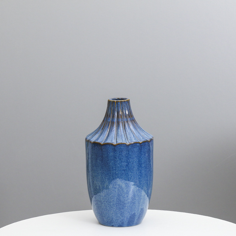 Cerámica creativa arte florero flor Dispositivo de alta calidad decoración creativa lujo simple húmedo y seco flor dispositivo exportación al por mayor