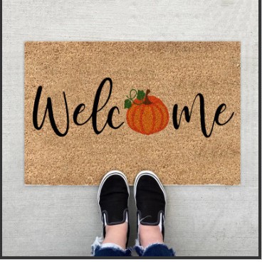 Alfombra de elemento de tema de verano transfronterizo alfombra de puerta de entrada antideslizante alfombra de entrada de cocina de baño absorbente