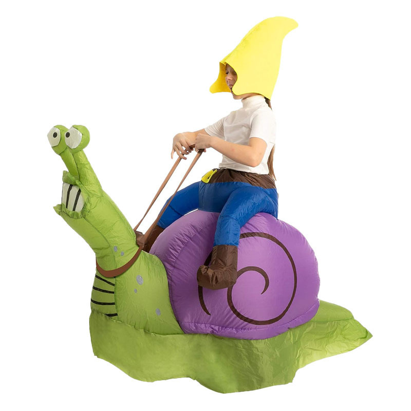 Venta caliente Traje inflable transfronterizo Dinosaurio de Halloween Alien Tyrannosaurus Rex Dress Up Ropa de actuación divertida Decoración de fiesta