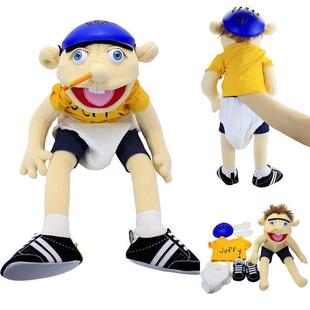 Jeffy Hand Puppet Cartoon Plush Toy Stuffed Doll Soft Figure