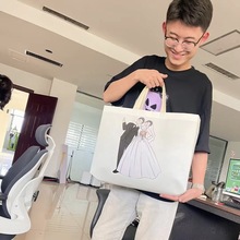 覆膜无纺布袋定制广告礼品鞋服家纺购物环保暗扣袋大号手提高级感