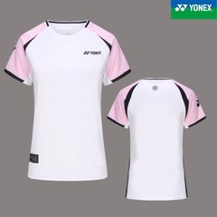 2025新款韩版羽毛球短袖女装速干休闲运动比赛训练服可团购印字