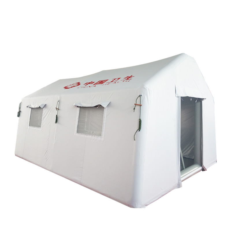 Fabricantes personalizados grandes carpas inflables de rescate médico al aire libre centro de control de enfermedades tienda de campaña de salud móvil materiales de reserva