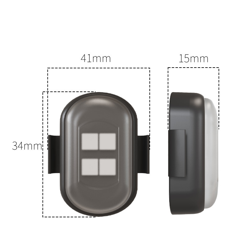 4 lámparas LED aeronaves luces de motocicleta UAV flash inalámbrico luz de advertencia de control remoto luz de crucero