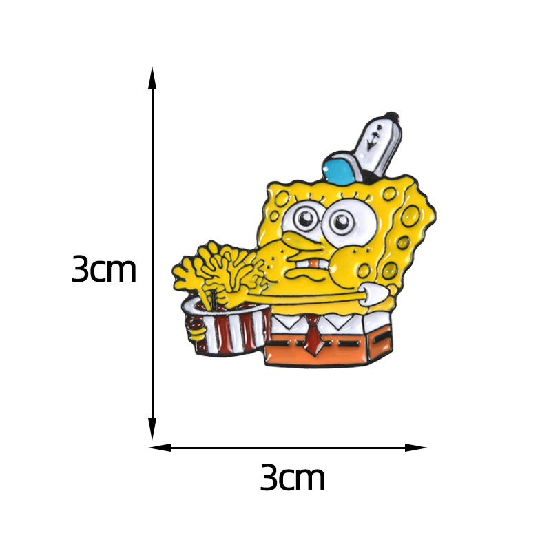 Bob Esponja Calça Quadrada segurando uma panela