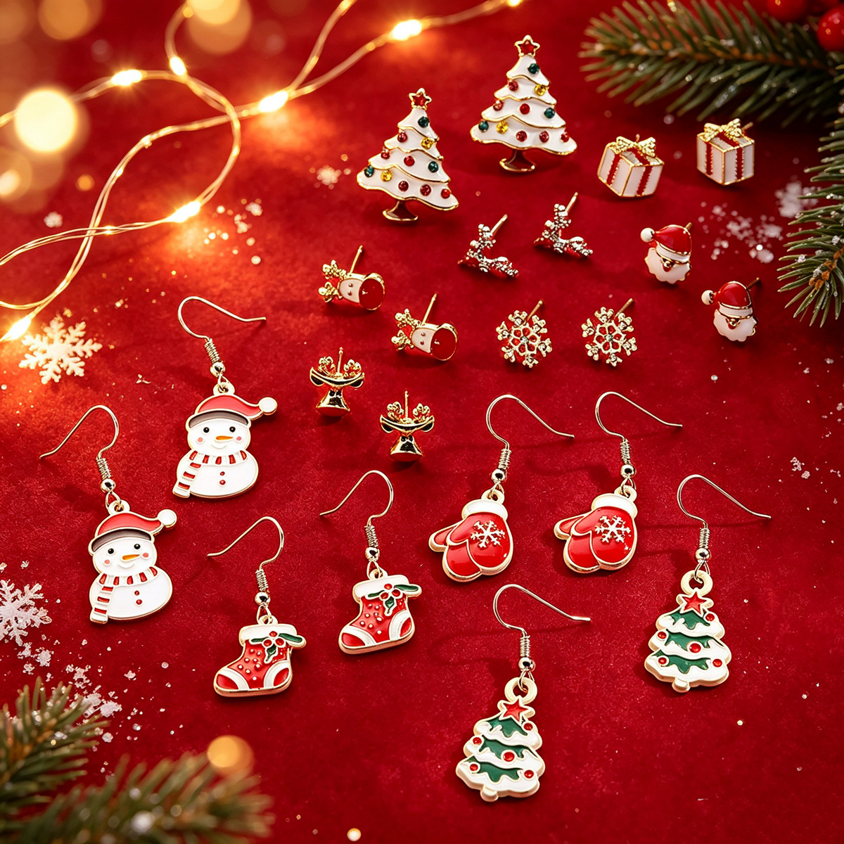 Christmas earrings