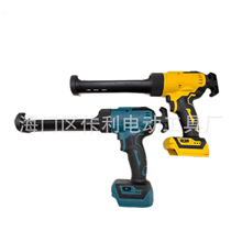 跨境外贸锂电玻璃胶枪全自动LED灯软硬胶美缝挤胶枪无绳高效