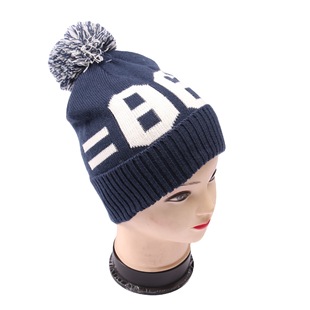 The Source Manufacturer Supplies All Kinds of High-Quality Best-Selling Fashionable New Acrylic Cuffed Letter Jacquard Winter Knitted Hats
