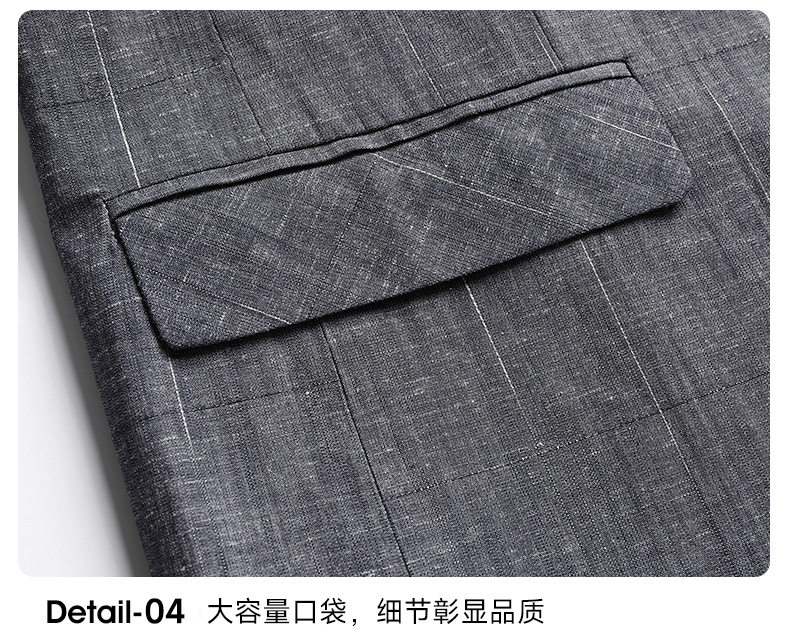 Áo vest nam phong cách Hàn dáng ôm, vải modal cotton mỏng nhẹ, cổ vest một hàng hai nút — Xám trung tính chi tiết 20