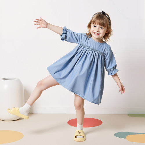 Lidaoni Children's Slippers for Girls 2025 Summer Slippers for Boys Indoor Home Bath Slipping Proof for Middle and Older Children