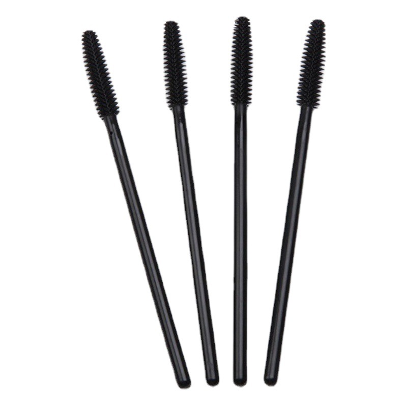 Disposable Black Rod Special-Shaped Tower-Shaped Plastic Eyelash Brush Eye Beauty Makeup Remover Eyelash Curler Eyelash Grafting Tool