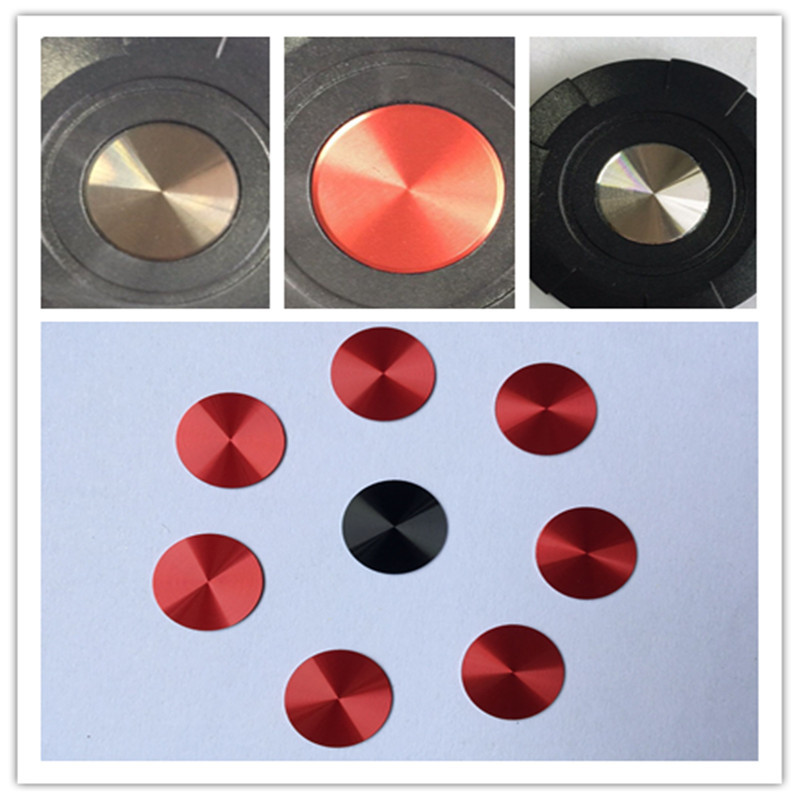 国胜标牌厂家供应 CD纹家具LOGO贴标 铝材标签背胶CD纹装饰件