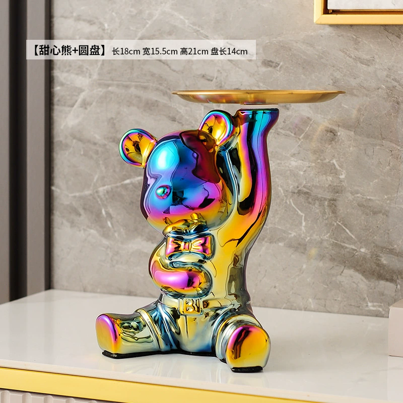 Storage system for keys, ceramic decorations for living room, light luxury style
