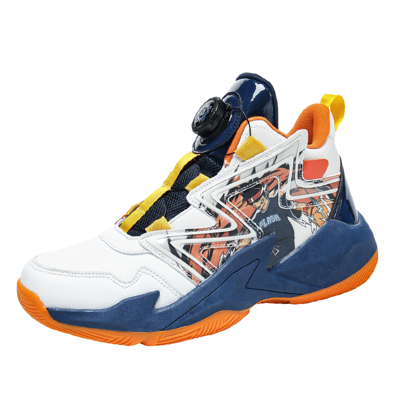 Modieuze basketbalschoenen voor jongens leer herfst winter_voghion.com
