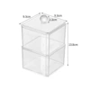 Квадратный прозрачный, двухъярусный