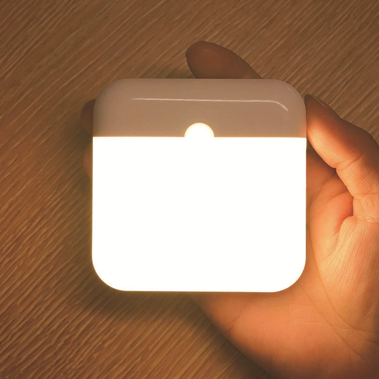 LED-зарядная умная лампа для тела человека, маленькая ночная лампа, беспроводная индукционная подсветка, прикроватная ночная лампа, домашний коридор, шкаф, спальня, сон