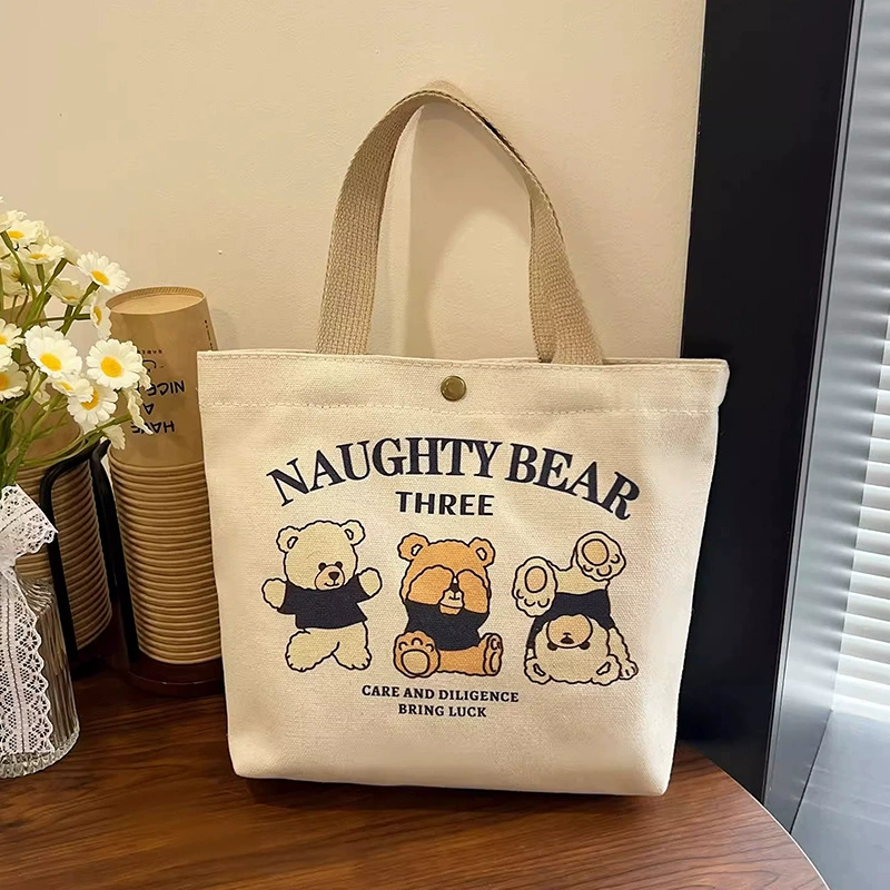 Маленькие и дикие холщовые сумки для девочек