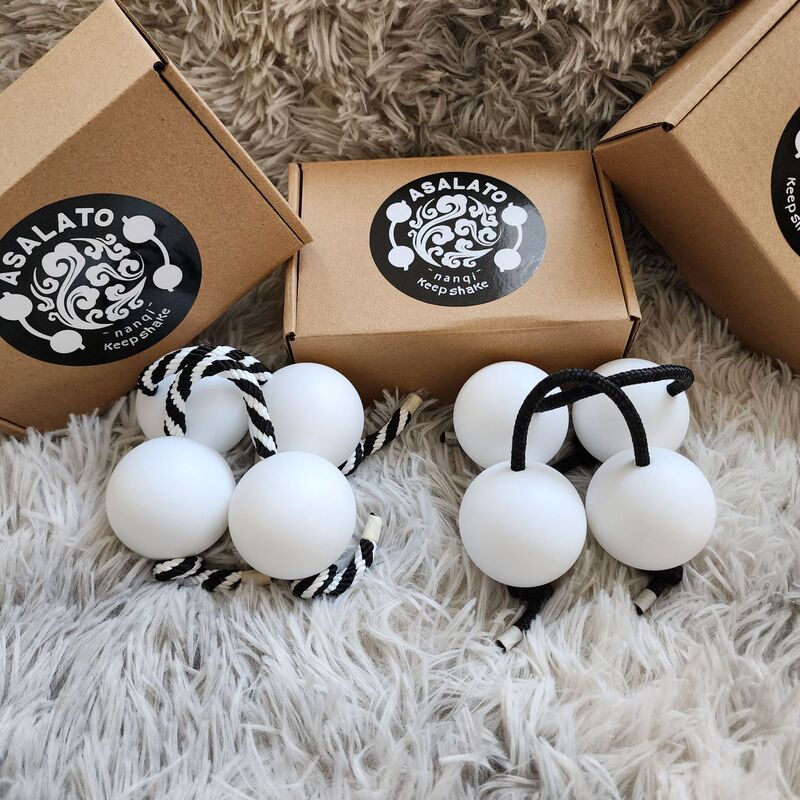 asalato Kumi rhythm sand ball explosion-proof ball fight-resistant warranty for 2 years damage package compensation ivory white sand