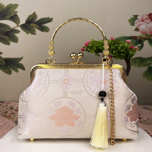 Finished Chinese Style Cheongsam Bag Evening Bag womenbag Handbag Crossbody Three-use Exquisite High Quality Gift Bag