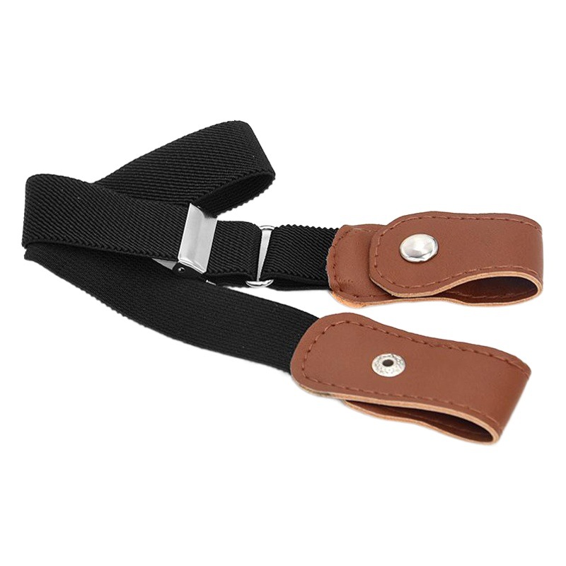 Suministro transfronterizo cinturón para niños y niñas banda elástica monocromo pantalones cinturón longitud ajustable en stock