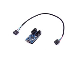 ����9�USB2.0 �Uչ�� 9PIN�D�p9PIN ̨ʽ�C����HUB�����D�Q��