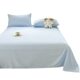 Class A Maternal and Infant Grade Pure Washed Cotton Bed Sheet Explosions Solid Color Single Piece Cotton Bed Sheet Pillowcase Super Soft Dormitory Three Piece Set