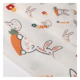 Thick needle Jersey digital printing children's sweater clothing fabric cartoon animal pattern sublimation printing processing