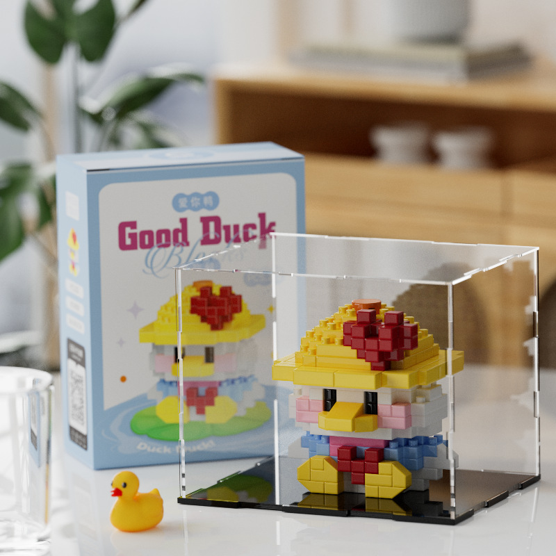 Love You Duck - 8939 + caja de exhibición acrílica