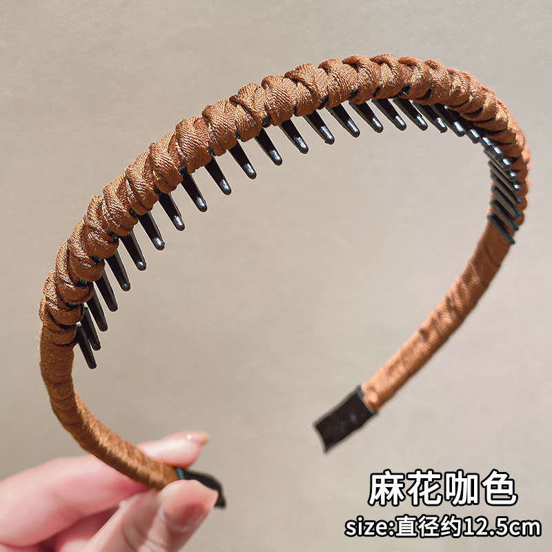 珍珠高颅顶发箍女2025新款夏季洗脸头箍高级感日常外戴压发卡发饰|undefined