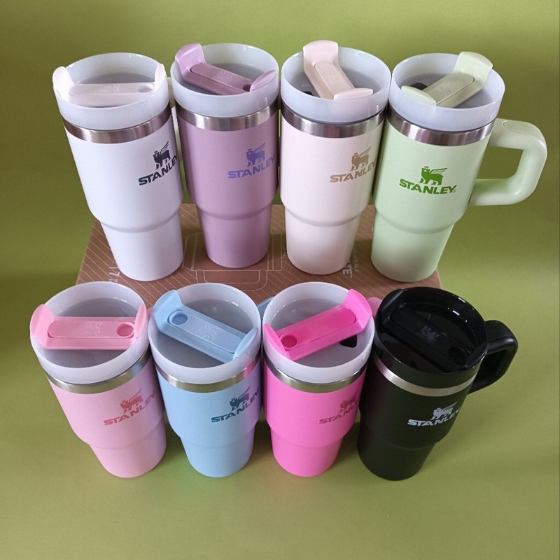 亚马逊ebay史丹利美版stanley手柄14OZ不锈钢车载儿童保温汽车杯|undefined