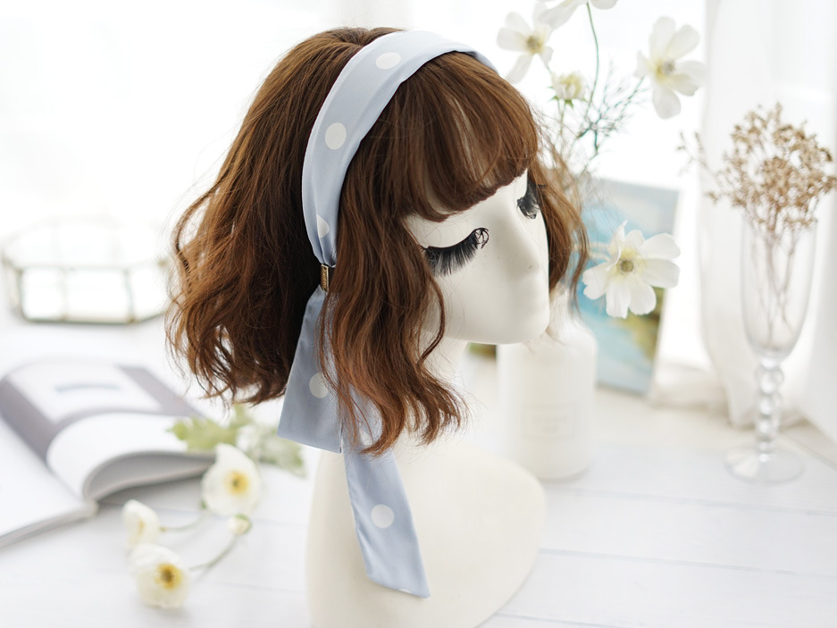 New Fashion Floral Satin Ribbon Silk Scarf Tie Headband display picture 14